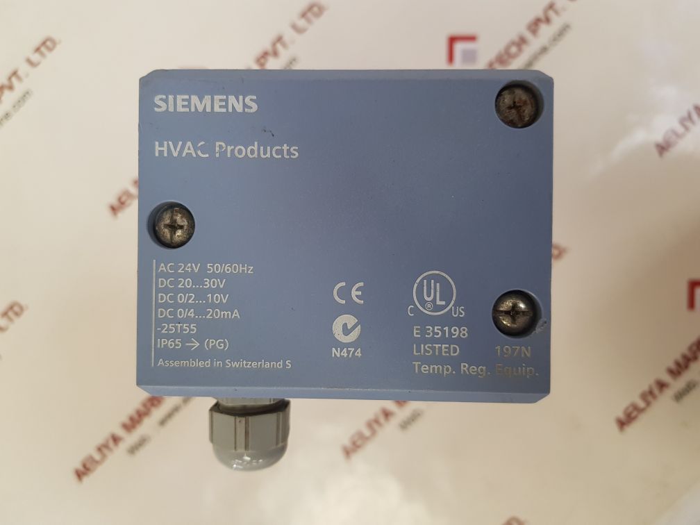 Siemens mvl661.32-12 electronically operated valve

