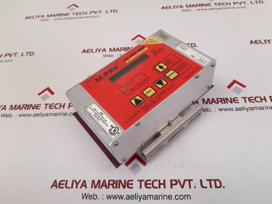 Utility relay company t-361-2 ac-pro ac trip unit
