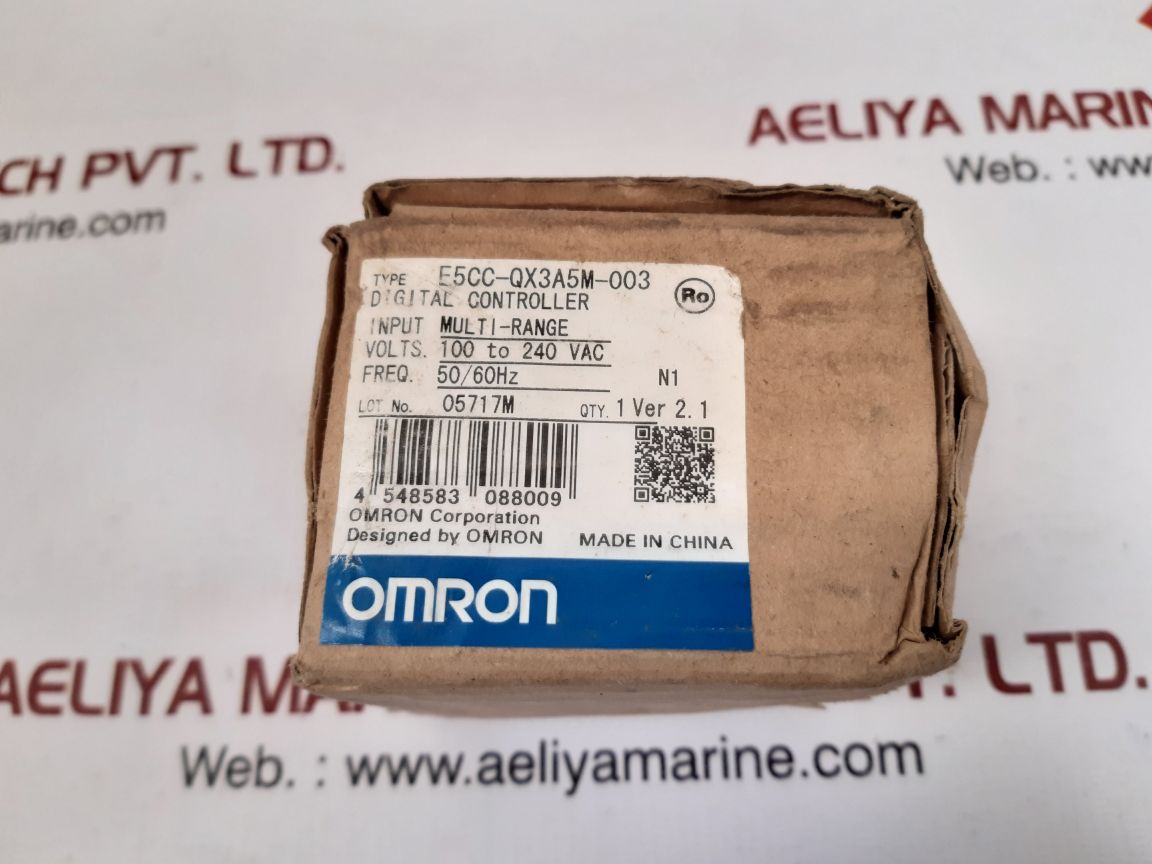 Omron e5cc-qx3a5m-003 temperature controller
