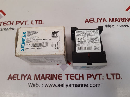 Siemens 3rt1016-1af01 contactor