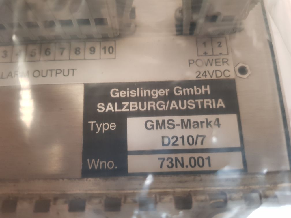 Geislinger gms-mark4 monitoring 24v dc 