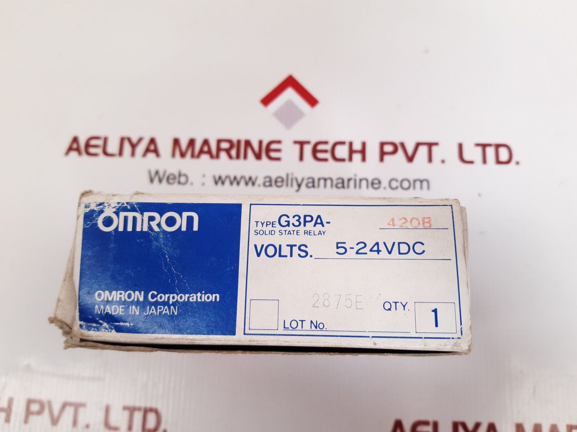 Omron g3pa-420b solid state relay