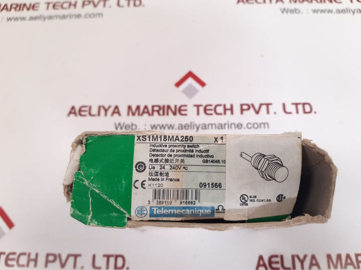 Telemecanique xs1m18ma250 proximity switch sensor