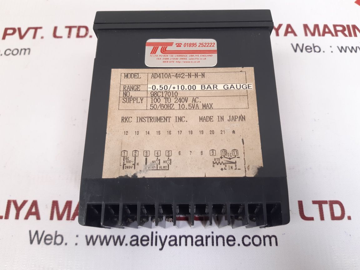 Rkc instrument ad410a-4*2-n-n-n  temperature control 