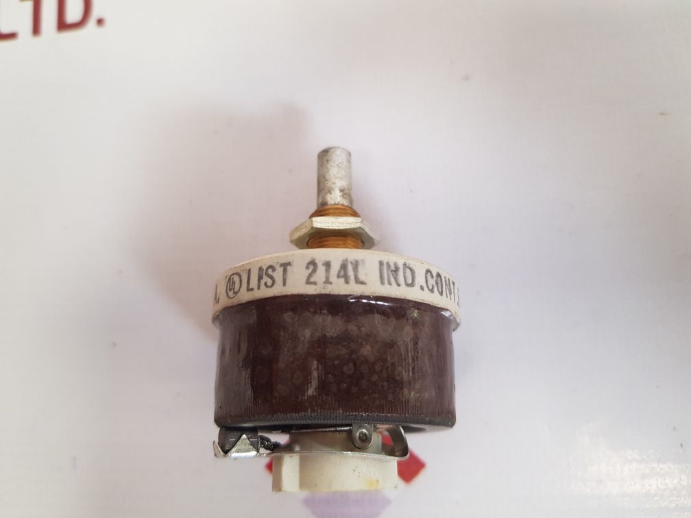Ohmite 0156 rheostat model h 25w 500 ohms