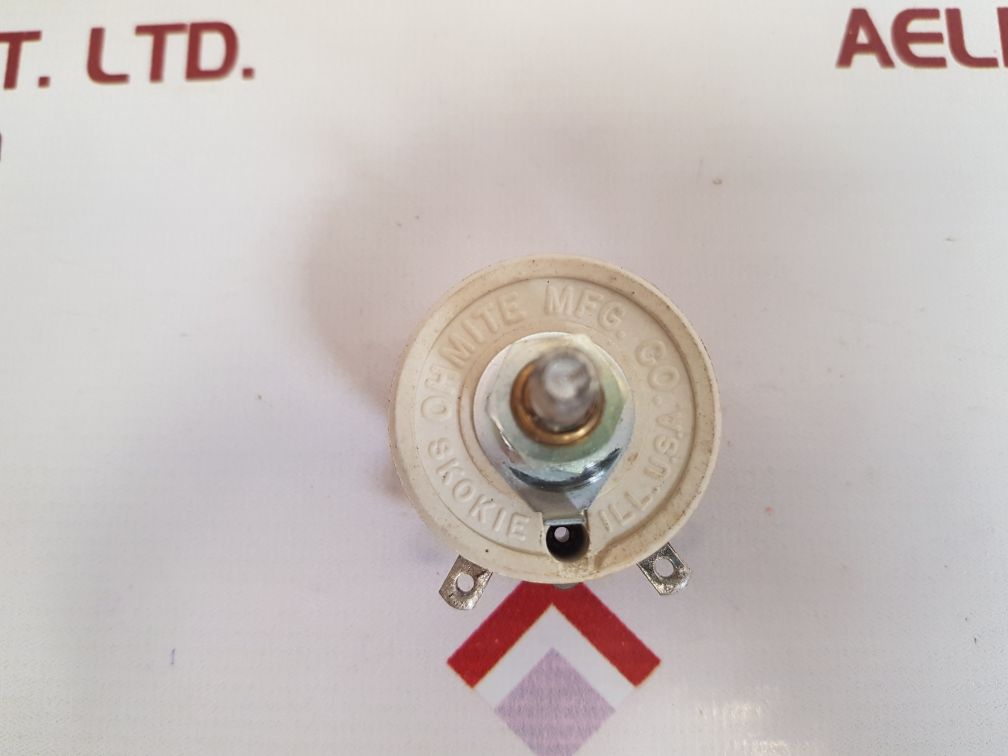 Ohmite 0156 rheostat model h 25w 500 ohms