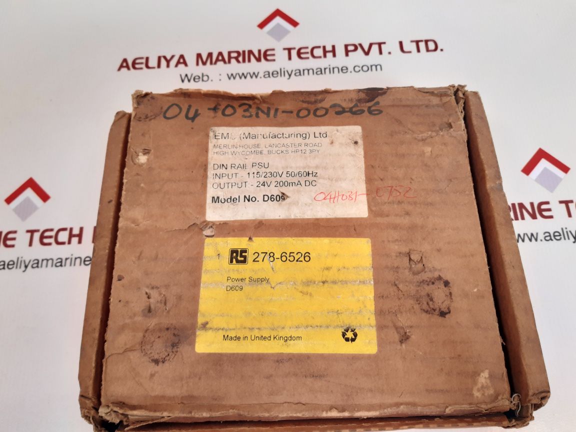 Ems power d609 din rail psu