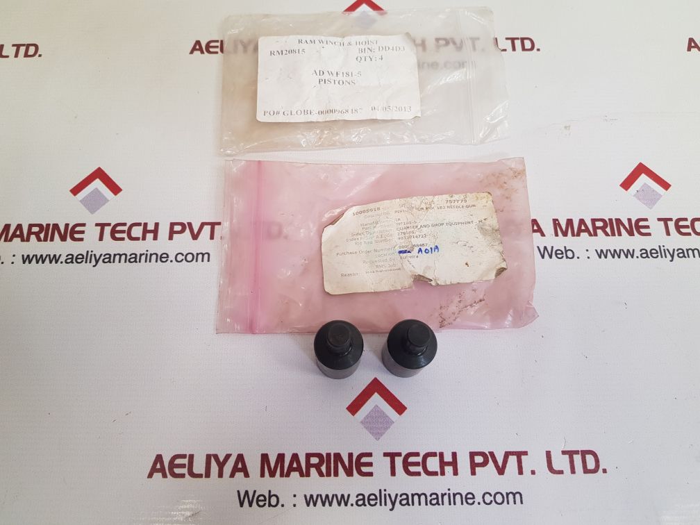 Ram winch & hoist ad wf181-5 pistons