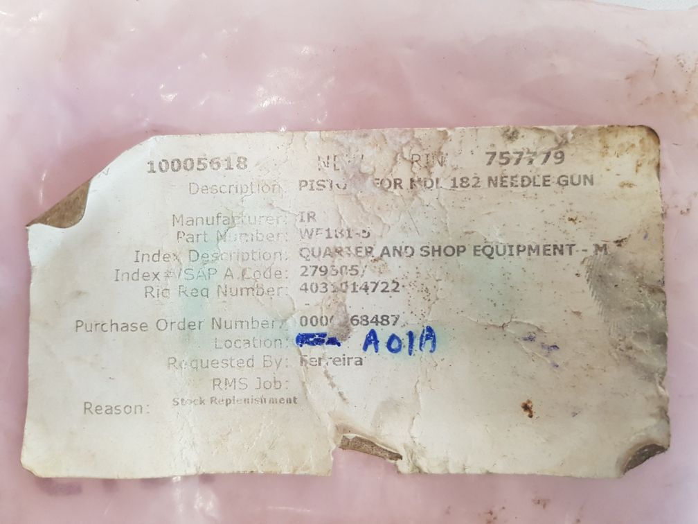 Ram winch & hoist ad wf181-5 pistons