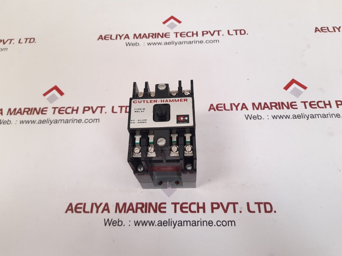 Cutler-hammer d23m-2 type m relay