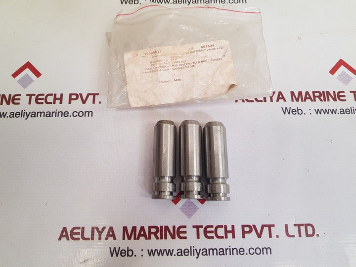 Set Of 3X Dem 22083-001 Stem Lower Butterfly Valve
