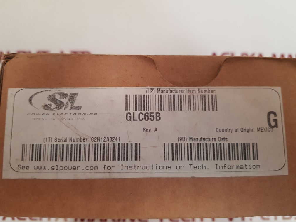 Sl power glc65bg power supply performace switcher board