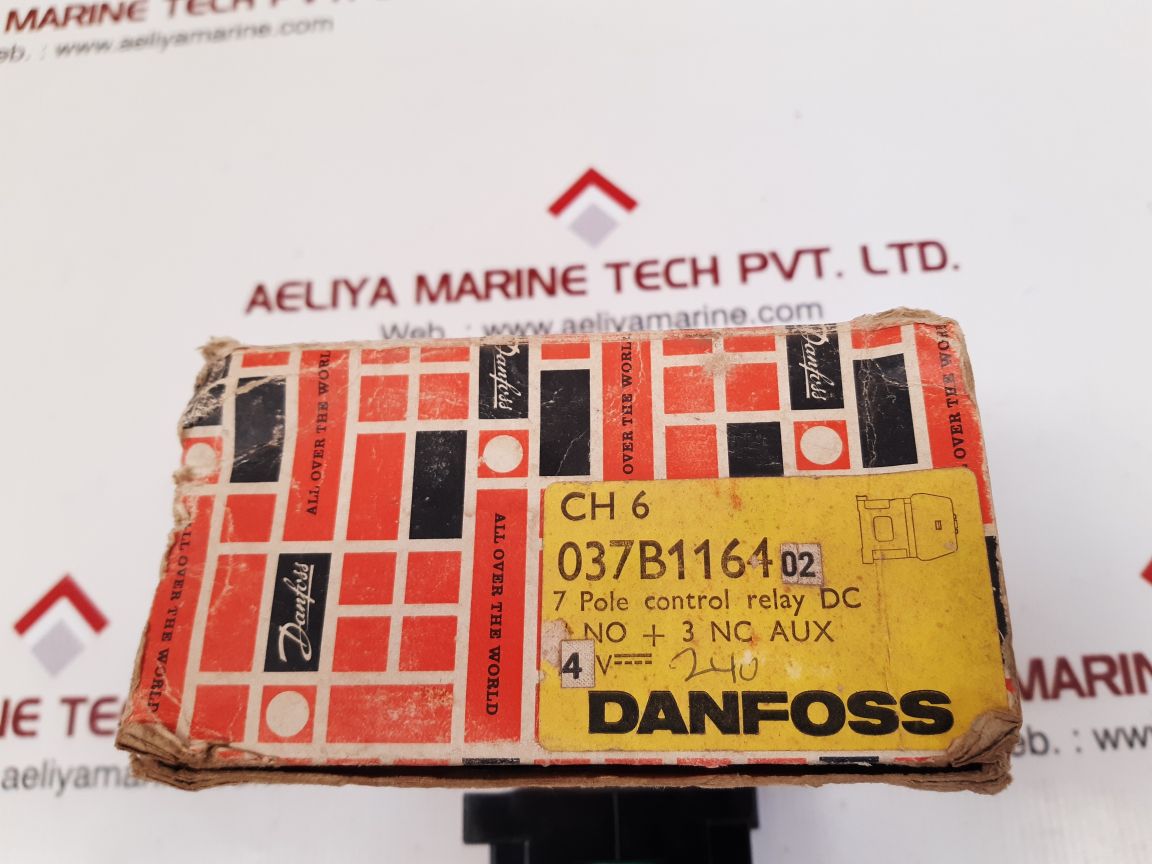 Danfoss ch6 7-pole control relay