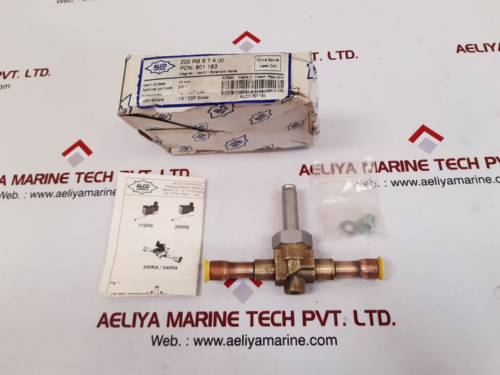 Alco controls 200rb6t4 refrigerant solenoid valve
