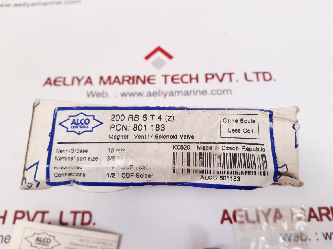 Alco controls 200rb6t4 refrigerant solenoid valve