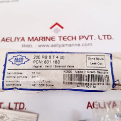 Alco controls 200rb6t4 refrigerant solenoid valve