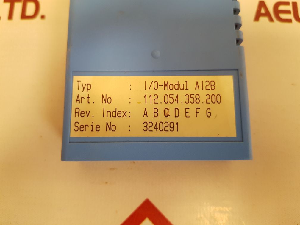 Sulzer 112.054.358.200 i/o-modul ai2b