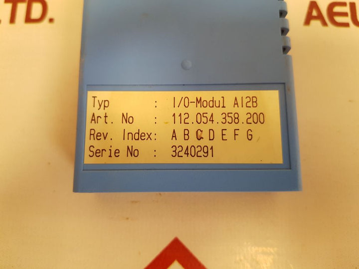 Sulzer 112.054.358.200 i/o-modul ai2b