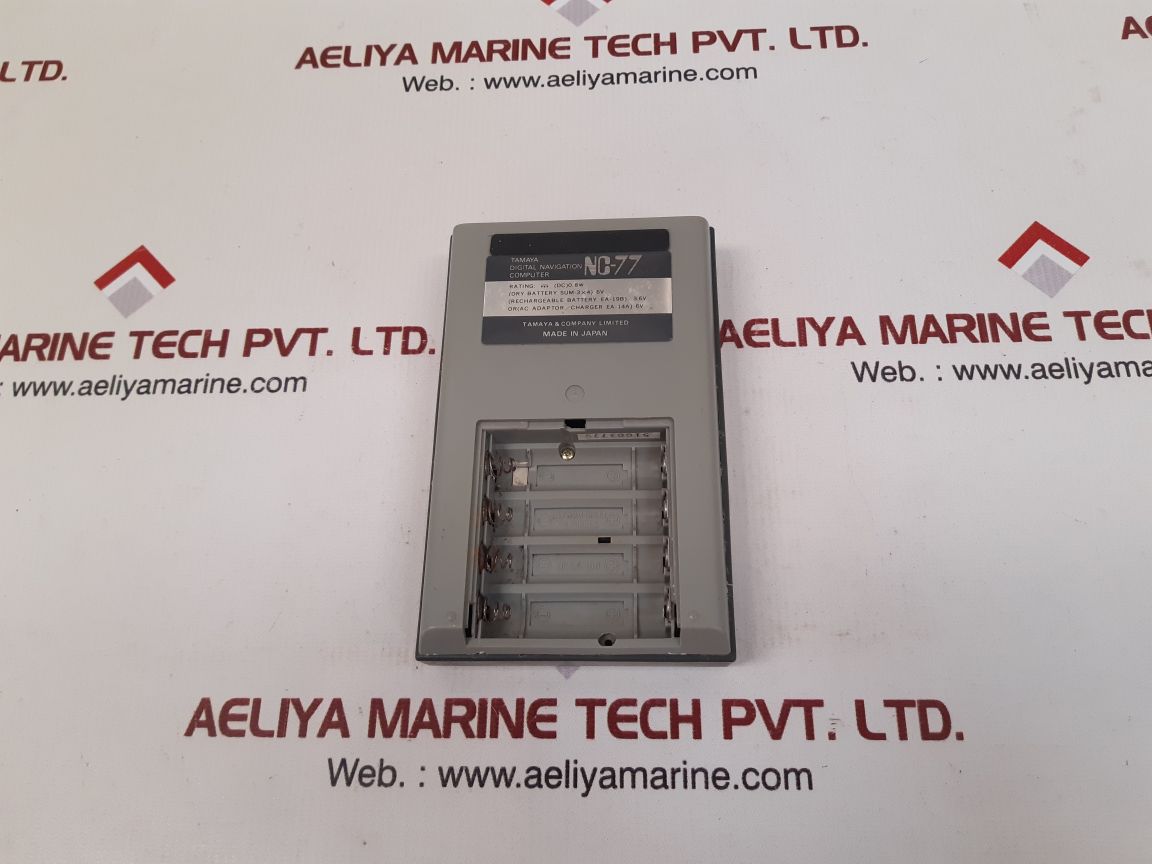 Tamaya nc-77 digital navigation computer w/wood case