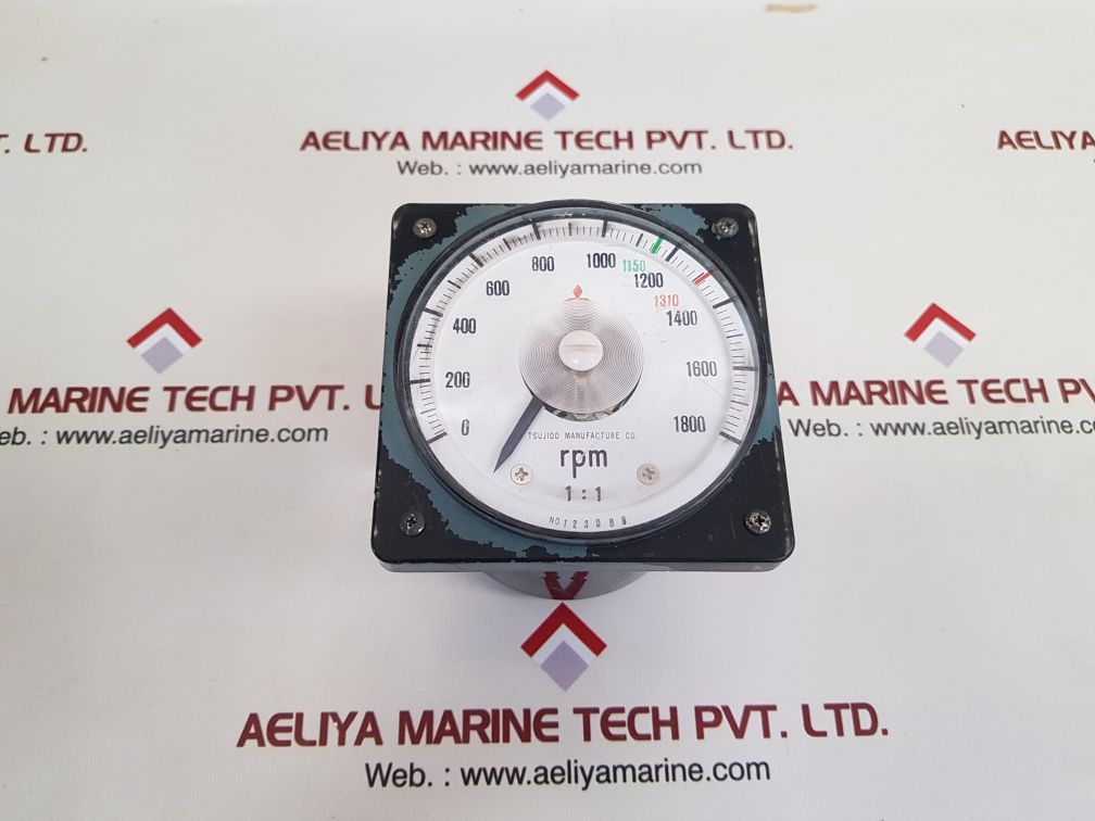 Tsujido 123968 rpm meter 0 to 1800 rpm – Aeliya Marine Tech