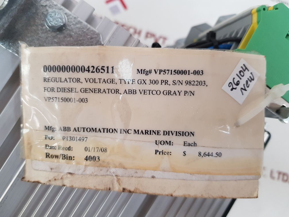 Abb gx 300pr voltage regulator new
