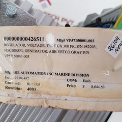 Abb gx 300pr voltage regulator new

