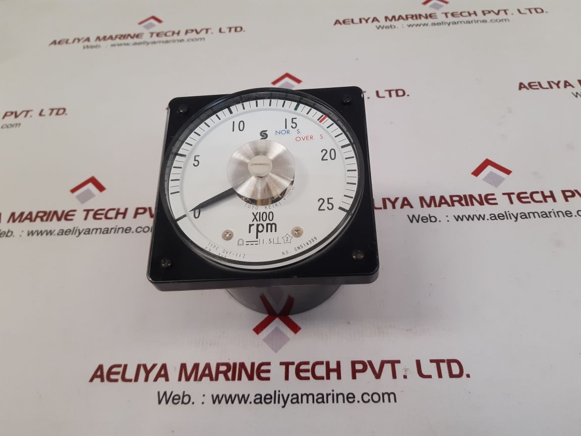 Toyo keiki dvf-11z x100 rpm meter 