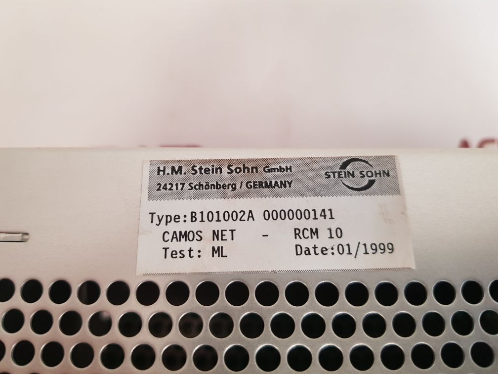 H.m.stein sohn camos net-rcm 10 reefer container monitoring b101002a 000000141