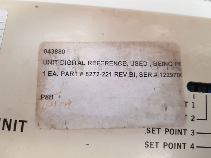 Woodward 8272-468 0 digital reference unit