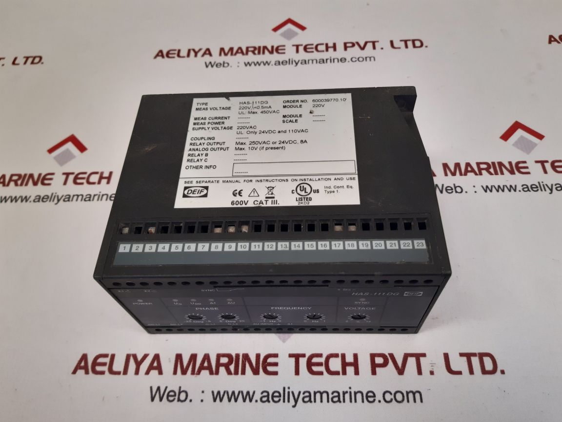 Deif has-111dg synchronisation and circuit breaker closing 600039770.10