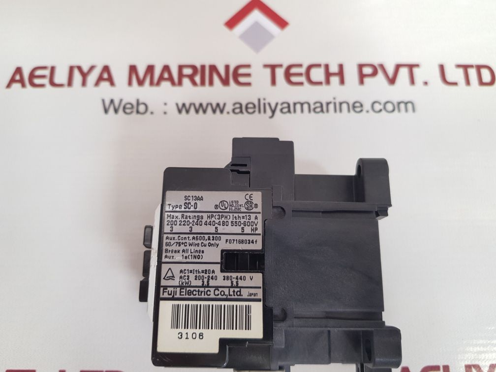 Fuji electric sc-0[13] magnetic contactor 
