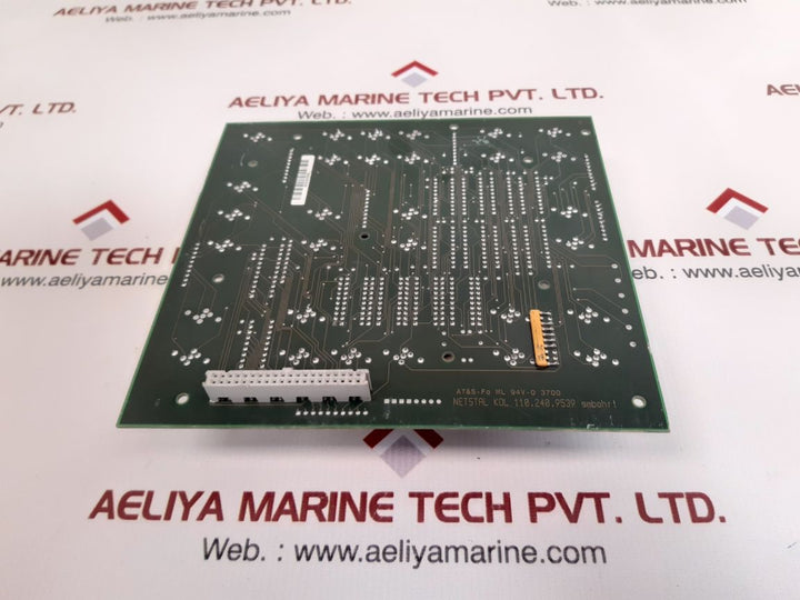 Netstal kol 110.240.9539 control panel card 