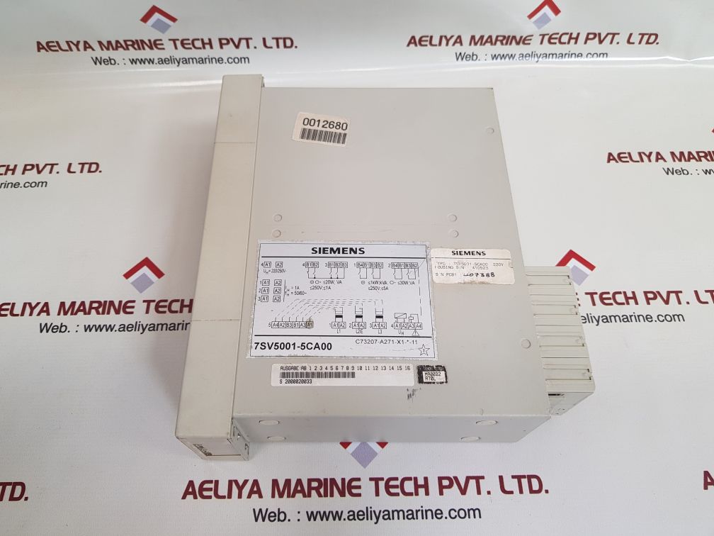 Siemens 7sv5001-5ca00 transformer