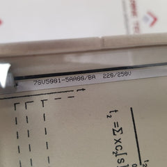 Siemens 7sv5001-5ca00 transformer
