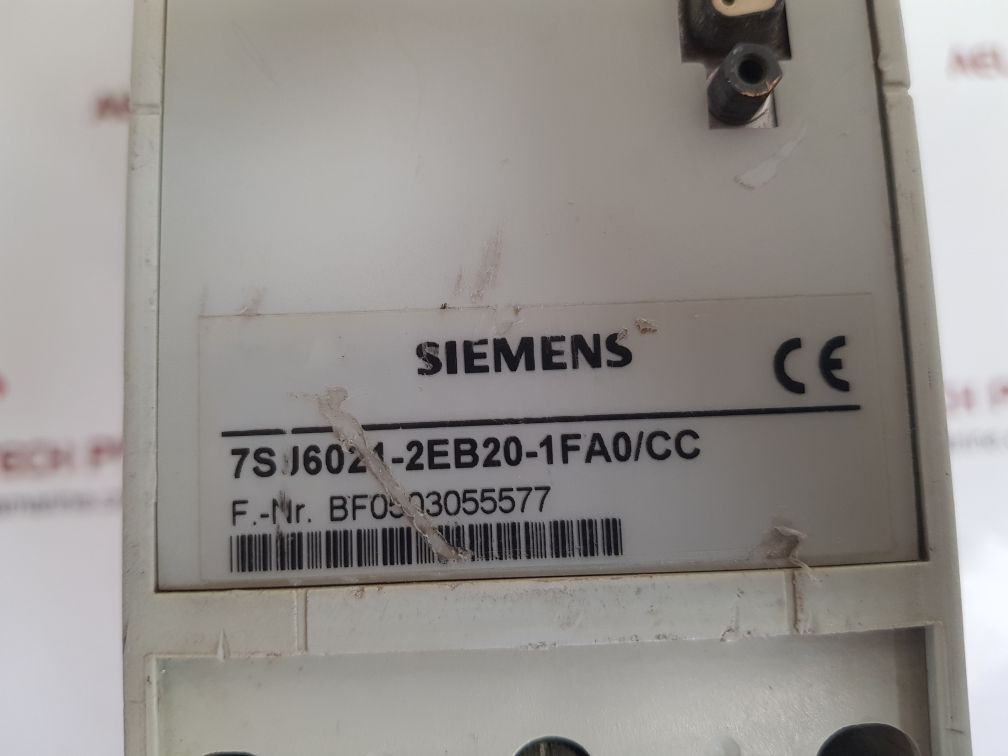 Siemens 7sj6021-2eb20-1fa0/cc overcurrent protection relay