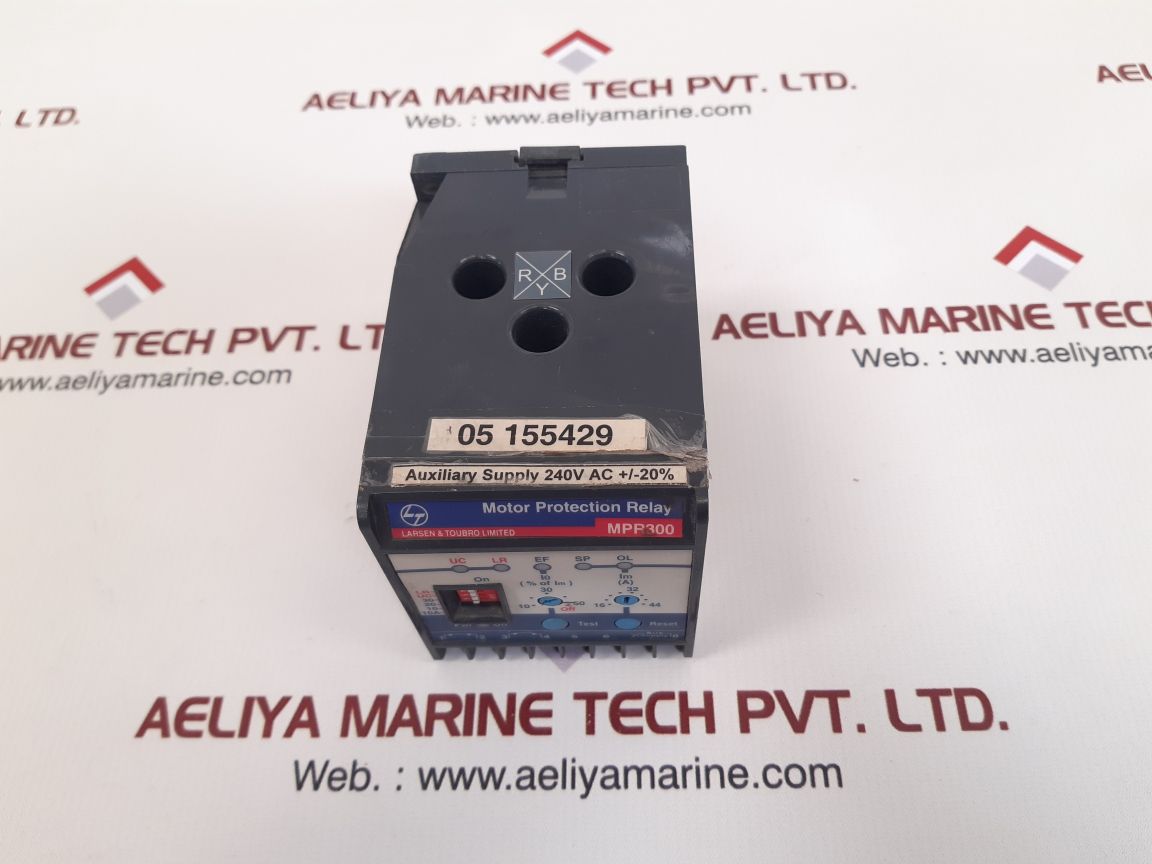 L&t mpr300 motor protection relay