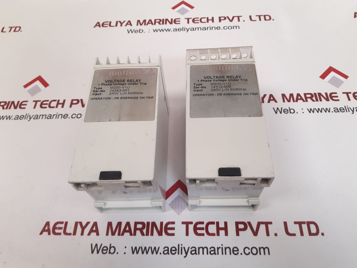 Multitek M200-v1U Voltage Relay 220V L-n 50/60Hz