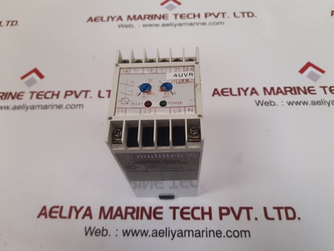 Multitek M200-v1U Voltage Relay 220V L-n 50/60Hz