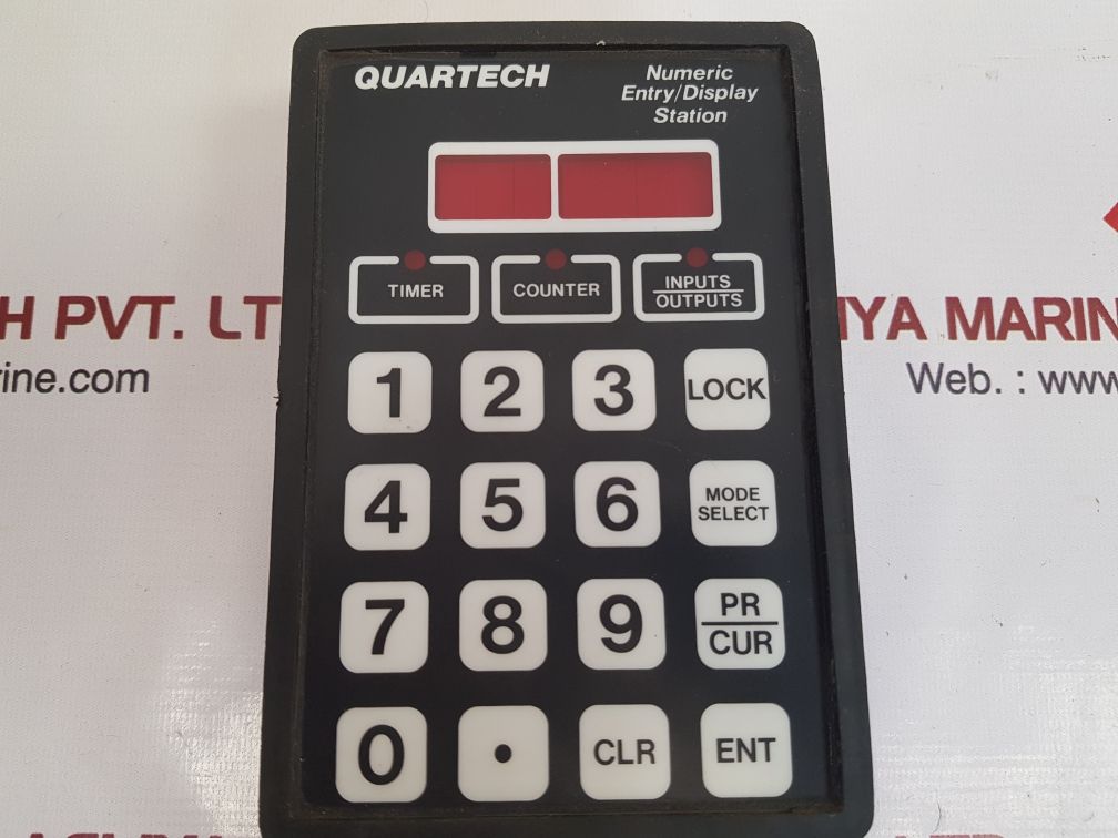 Quartech numeric entry/display station