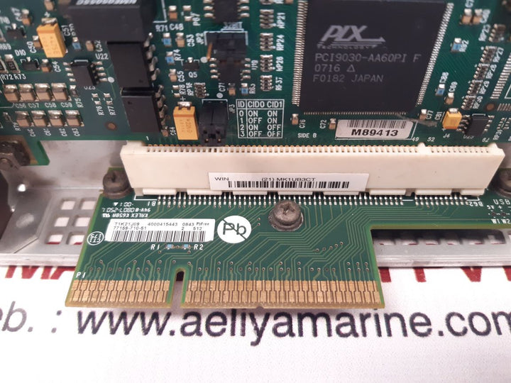 Allen-bradley 2711p-rn6 ser.b dh+/dh485/rio communication module 
