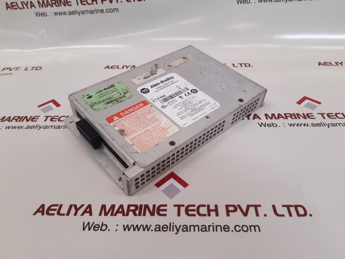 Allen-bradley 2711p-rn6 ser.b dh+/dh485/rio communication module 