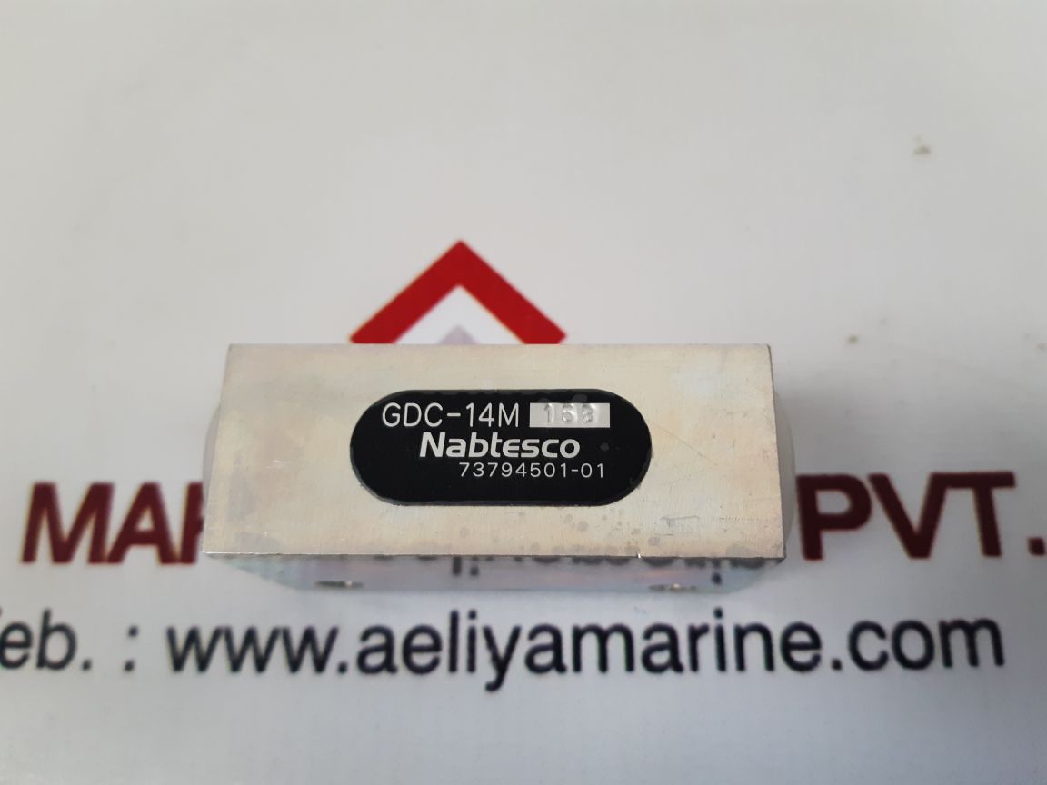 Nabtesco gdc-14m 15b shuttle valve 73794501-01 