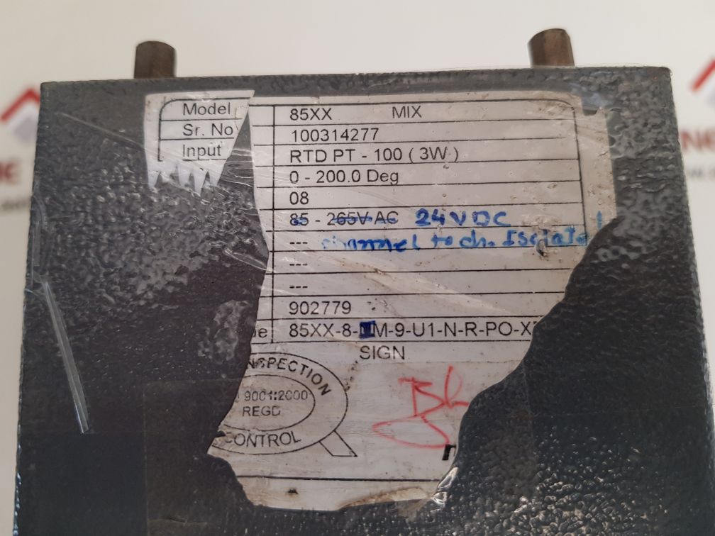 Masibus 85xx process scanner power 85-265vac Used
