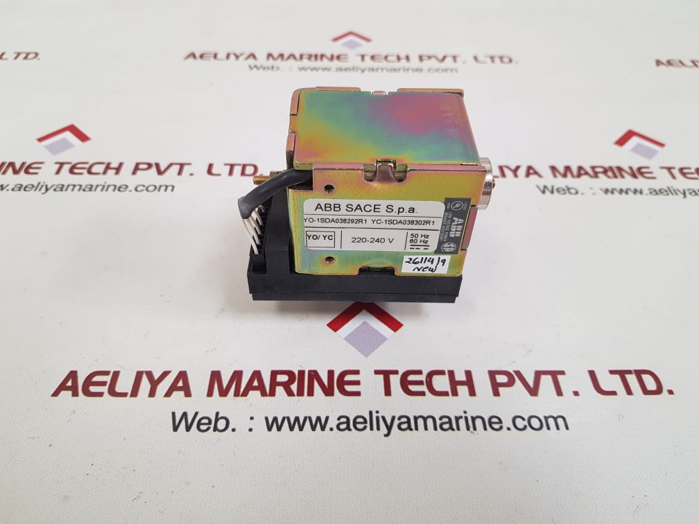 Abb sace yo-1sda038292r1 yc-1sda038302r1 shunt opening release supply voltage