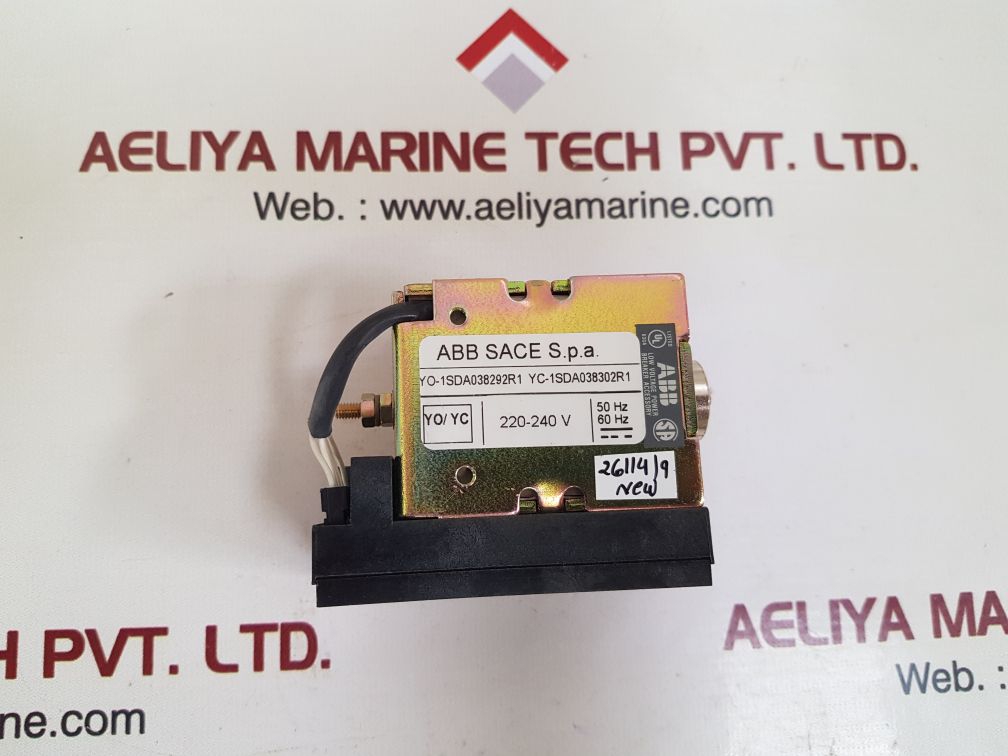 Abb sace yo-1sda038292r1 yc-1sda038302r1 shunt opening release supply voltage