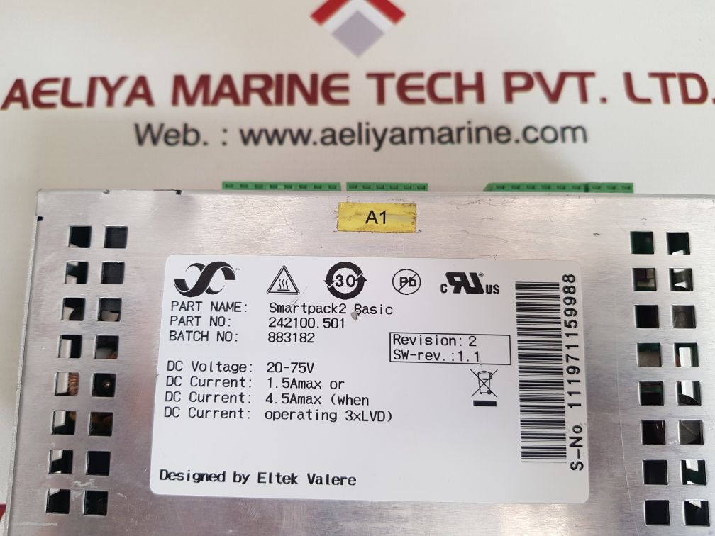 Eltek valere 242100.501 smartpack2 basic rev.2
