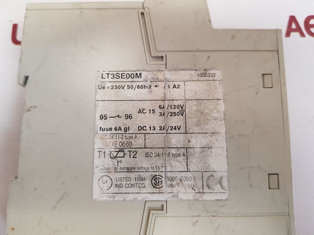 Telemecanique lt3se00m overload relay