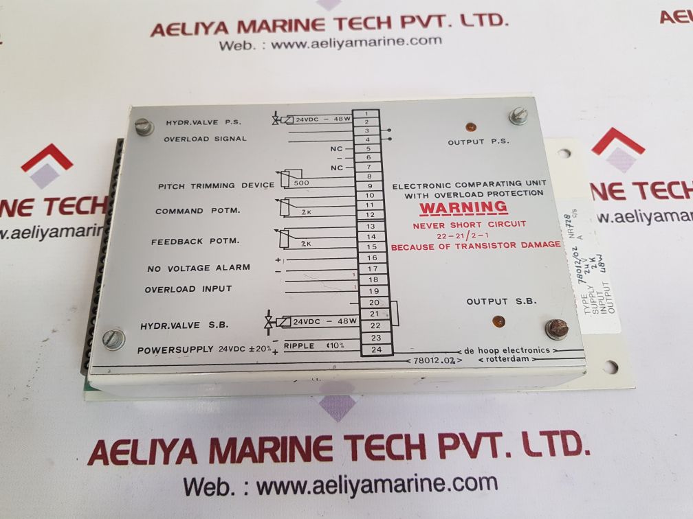 De hoop electronics 78012/02