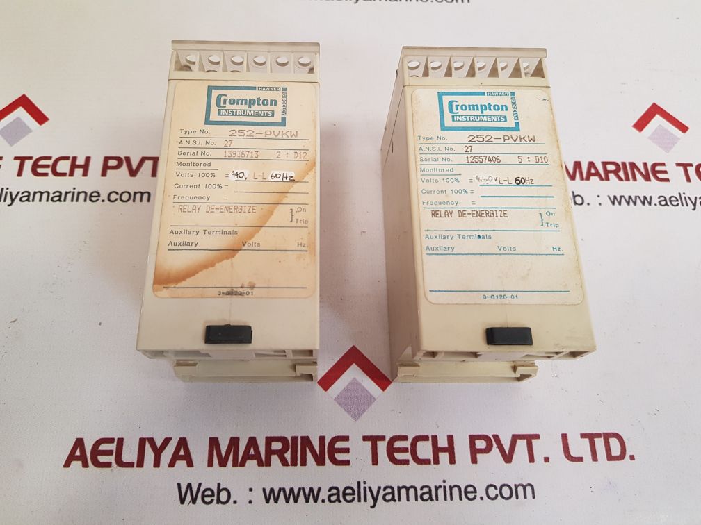 Crompton instruments 252-pvkw phase sequence transducer