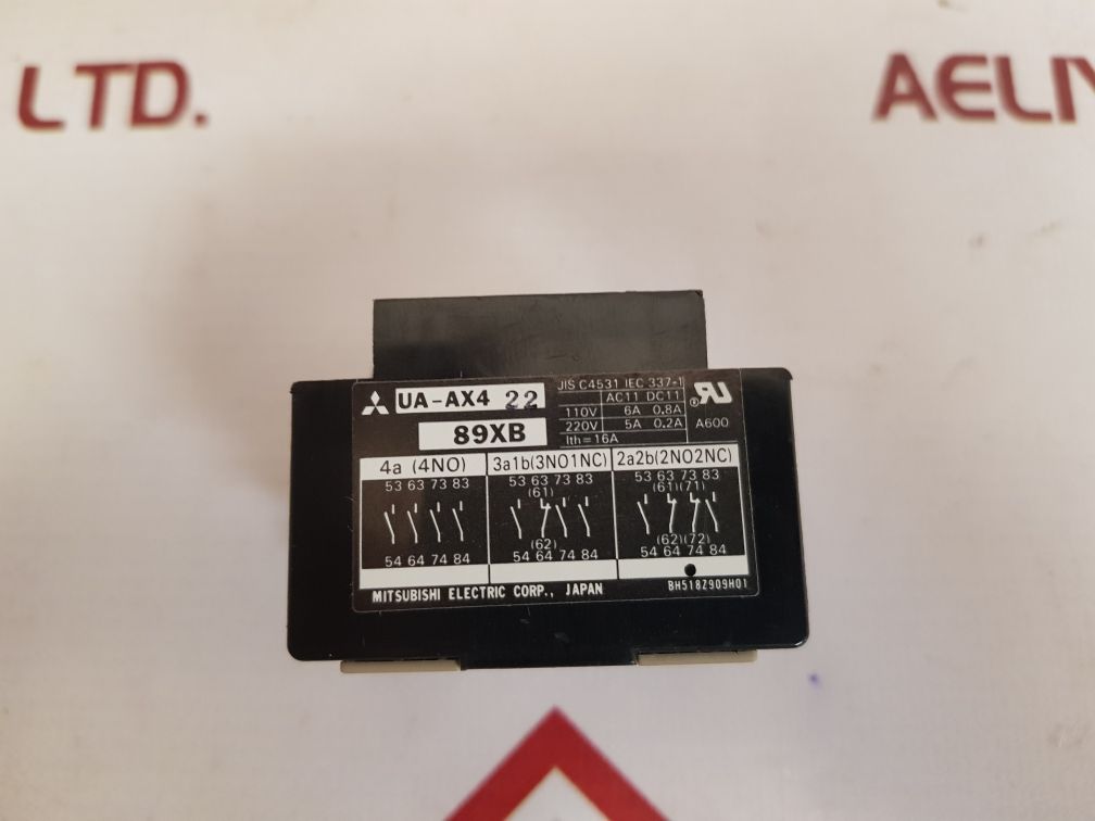 Mitsubishi electric ua-ax 422 auxiliary contact block